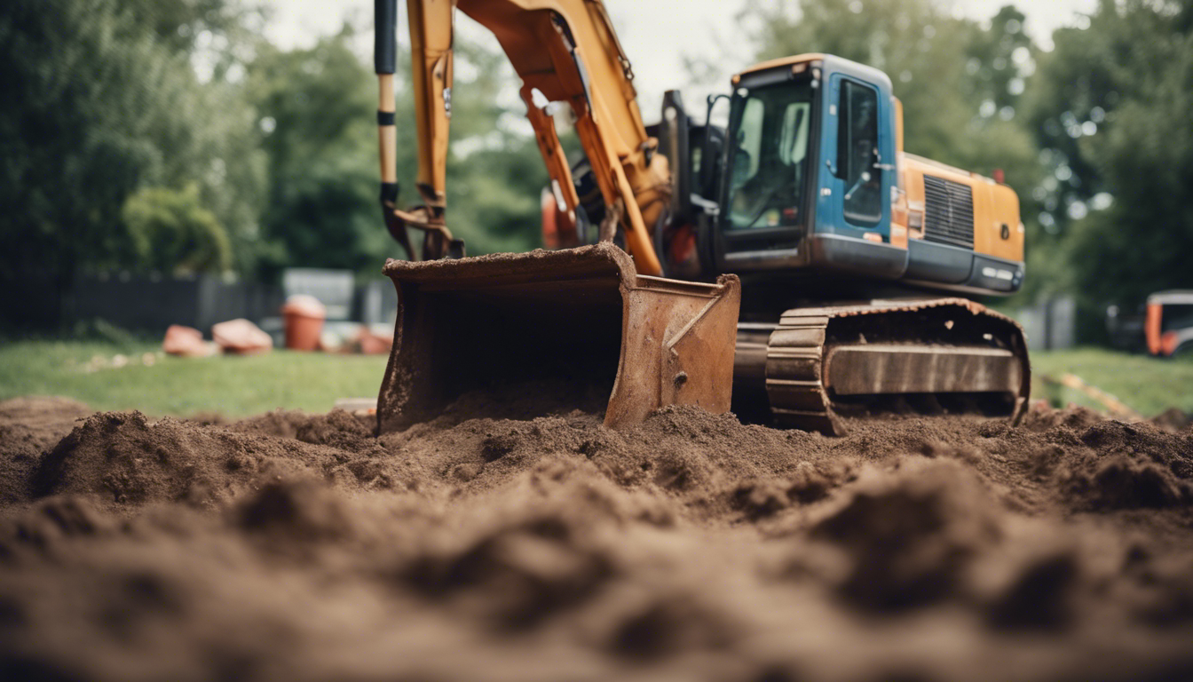terrassement et préparation de terrain pour fosse septique : confiez vos travaux à des professionnels pour une installation sûre et efficace.