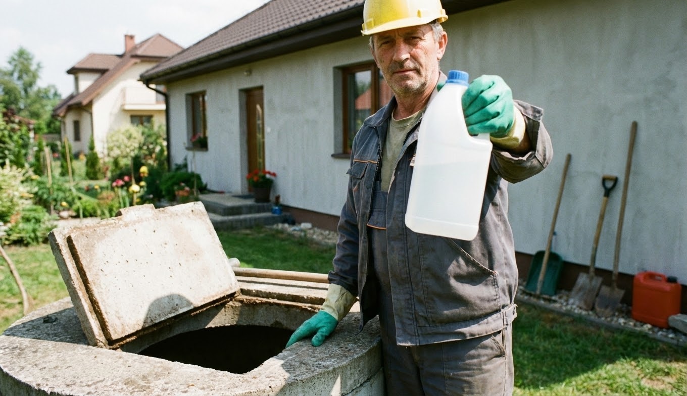 acide chlorhydrique fosse septique