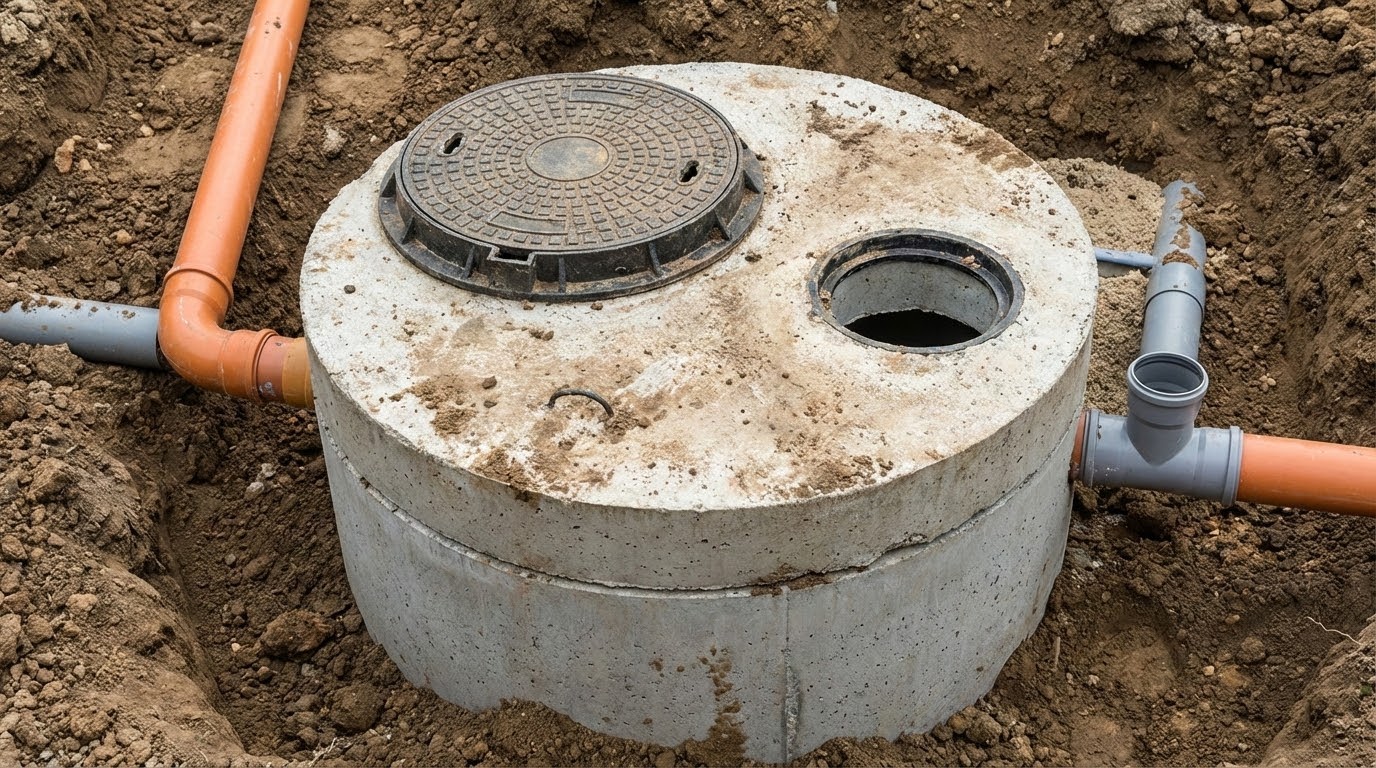 Une fosse septique conforme