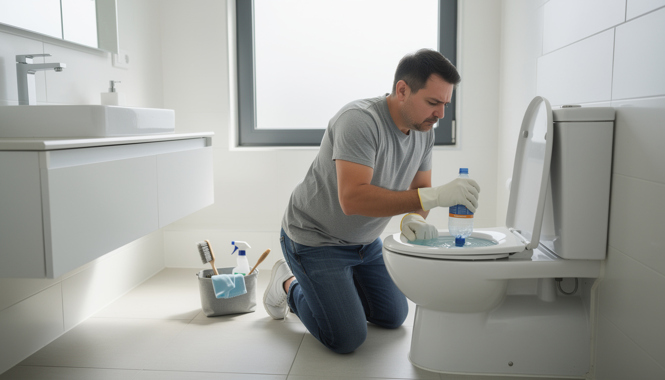 apprenez comment déboucher efficacement vos wc à l'aide d'une bouteille en plastique, une méthode simple et économique pour résoudre ce problème courant.