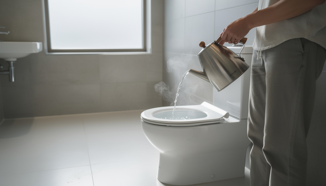 découvrez comment l'eau chaude peut efficacement déboucher vos toilettes et vous éviter des désagréments. astuce simple et naturelle pour un dépannage rapide.
