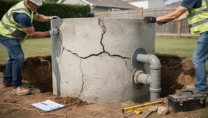 découvrez les raisons pour lesquelles certaines fosses en béton se fissurent avec le temps et apprenez comment prévenir ces dégradations pour assurer leur durabilité.