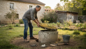 découvrez comment localiser facilement et ouvrir le couvercle en béton d'une fosse enterrée en dordogne grâce à nos conseils pratiques et sécurisés.