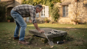 découvrez comment localiser facilement et ouvrir le couvercle en béton d'une fosse enterrée en dordogne grâce à nos conseils pratiques et sécurisés.