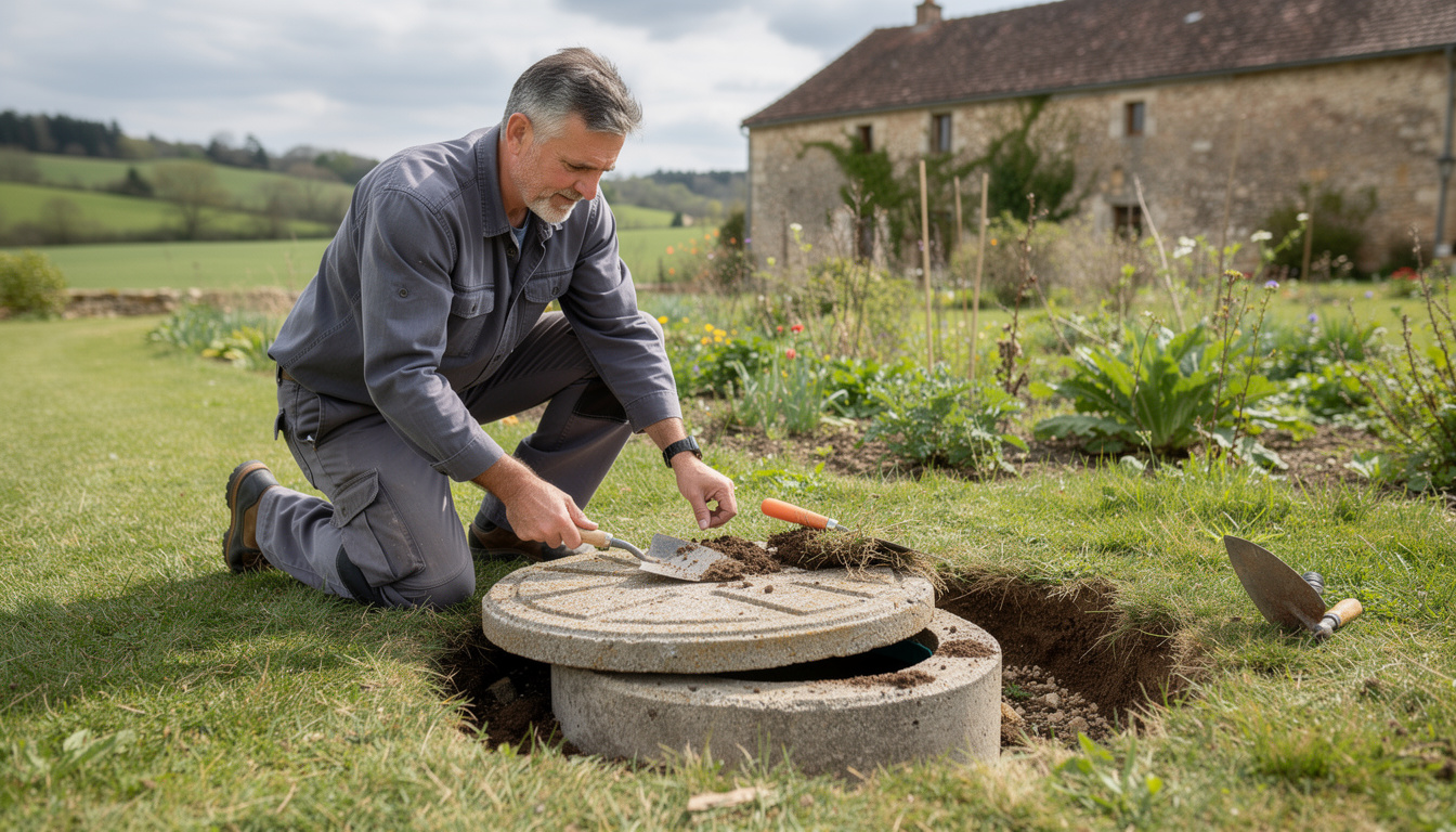 découvrez comment localiser et ouvrir facilement le couvercle en béton d'une fosse enterrée en dordogne grâce à nos conseils pratiques et sécurisés.