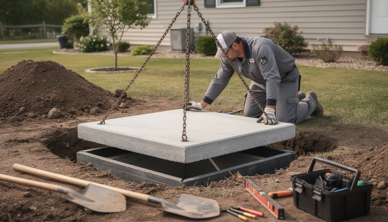 découvrez comment choisir le couvercle de fosse septique en béton idéal pour des dimensions de 60 et 80 cm, alliant sécurité et durabilité.