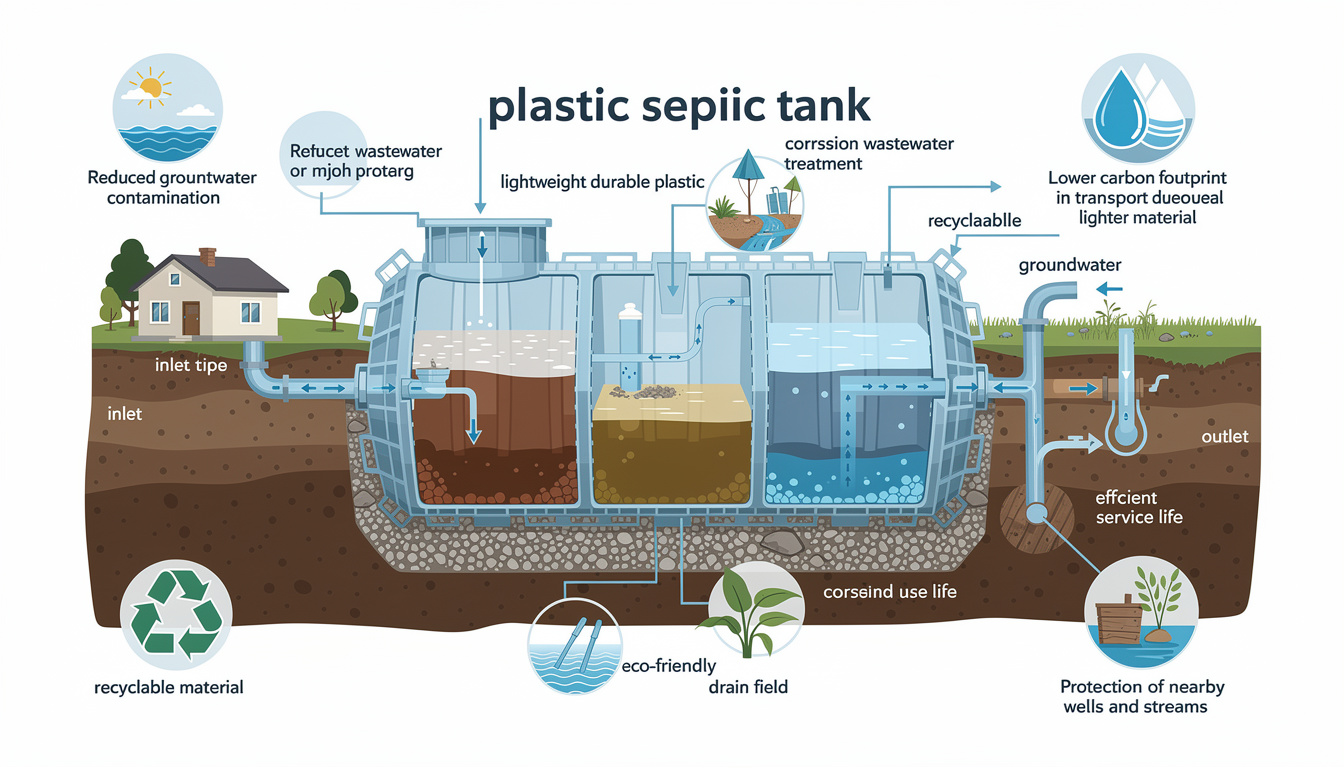 découvrez l'efficacité et les avantages des fosses septiques en plastique pour la gestion durable des eaux usées dans votre habitation.