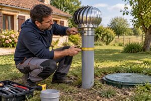 découvrez comment choisir et installer un extracteur éolien adapté à votre fosse septique pour améliorer la ventilation et limiter les mauvaises odeurs.
