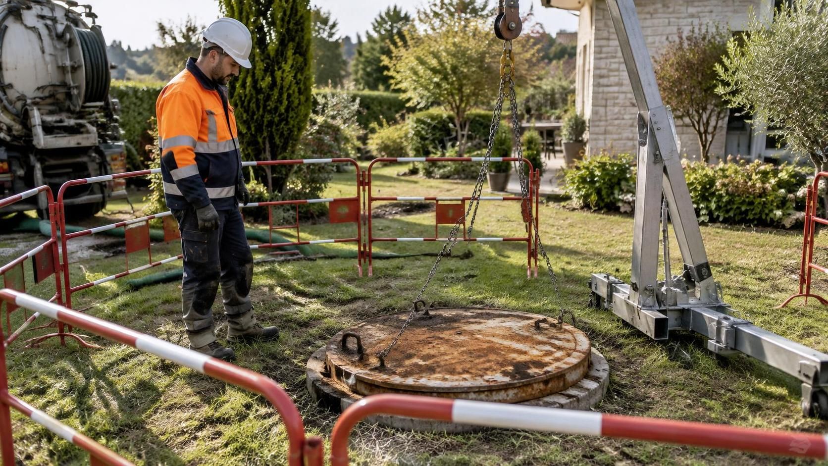 découvrez comment ouvrir un couvercle de fosse septique bloqué ou rouillé en toute sécurité, avec les outils adaptés et des conseils pratiques.