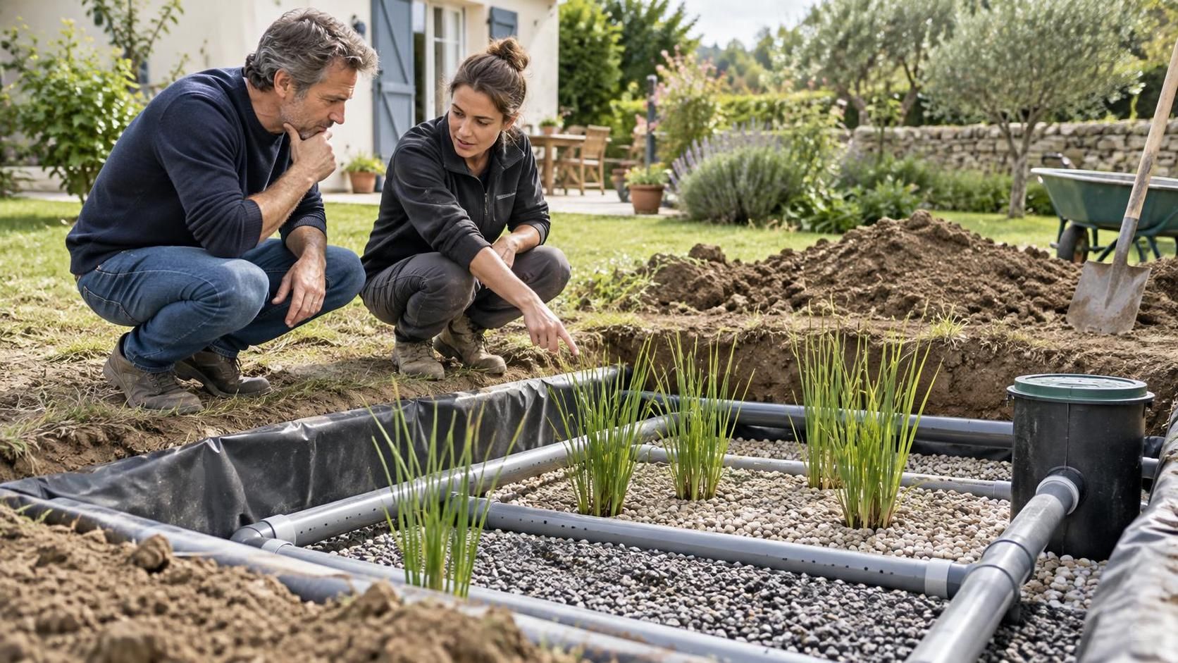 découvrez si vous pouvez installer vous-même un système de phytoépuration, quelles démarches prévoir et quand faire appel à un professionnel.