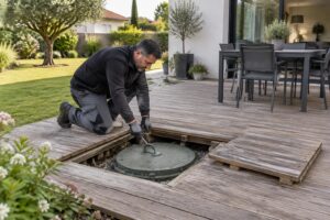 peut-on installer un couvercle de fosse septique sous une terrasse ? découvrez les règles d’accès, de sécurité et d’entretien à respecter.
