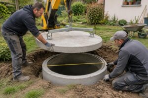 découvrez quand utiliser un couvercle de fosse septique en béton de 100 cm et comment l’installer correctement, en toute sécurité.