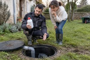découvrez quel déboucheur choisir pour une fosse septique et comment déboucher vos canalisations sans nuire à son équilibre biologique.