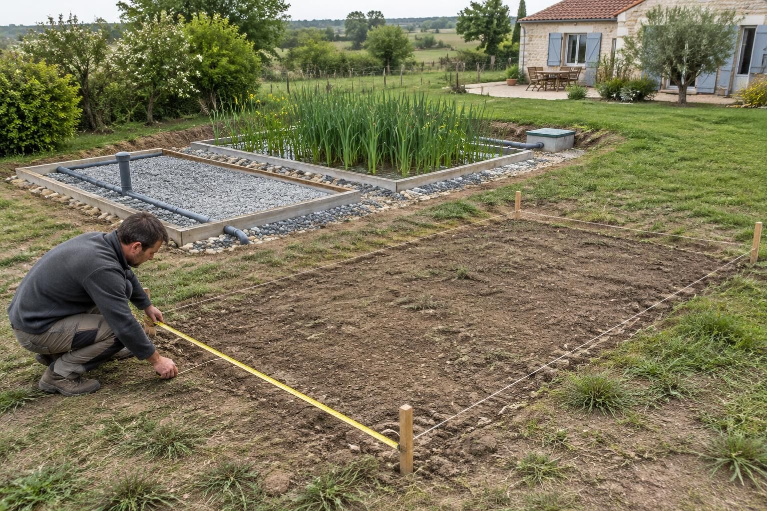 découvrez quelle surface de terrain prévoir pour une phytoépuration : dimensions du filtre planté, critères à prendre en compte et conseils pour bien dimensionner votre installation.